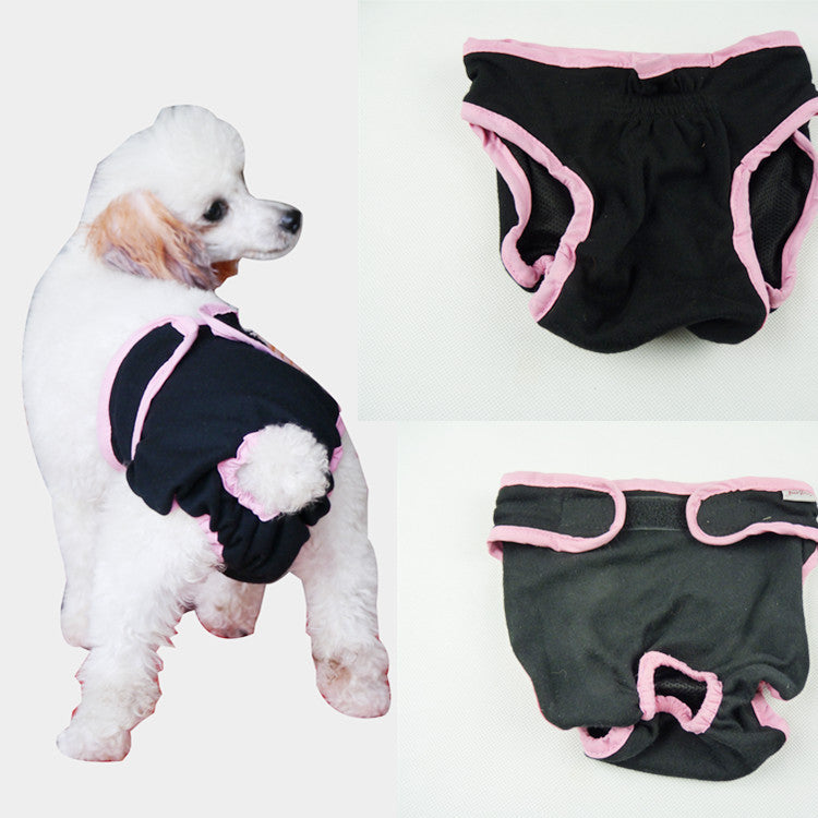 Small, medium, and large dog menstrual pants