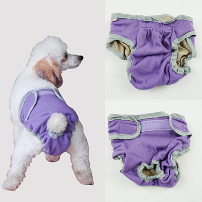 Small, medium, and large dog menstrual pants