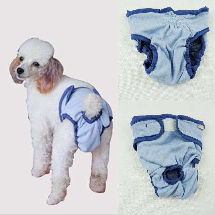 Small, medium, and large dog menstrual pants