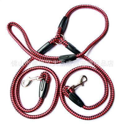 Double-Ended Dog Leash & Collar Set