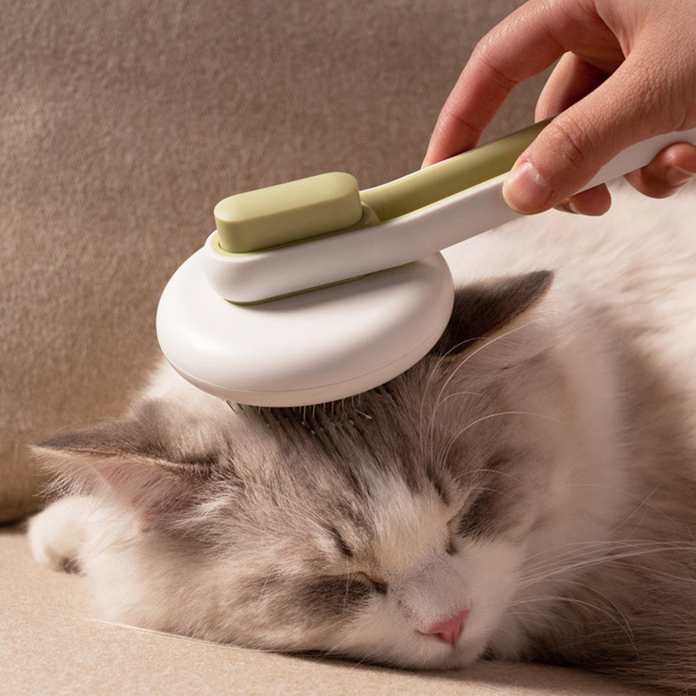 Pet Dog & Cat Hair Remover Brush – Automatic Massage Comb